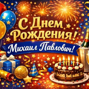 С Днем Рождения Михаил Павлович sdnem_rozhdeniya_mikhail_pavlovich