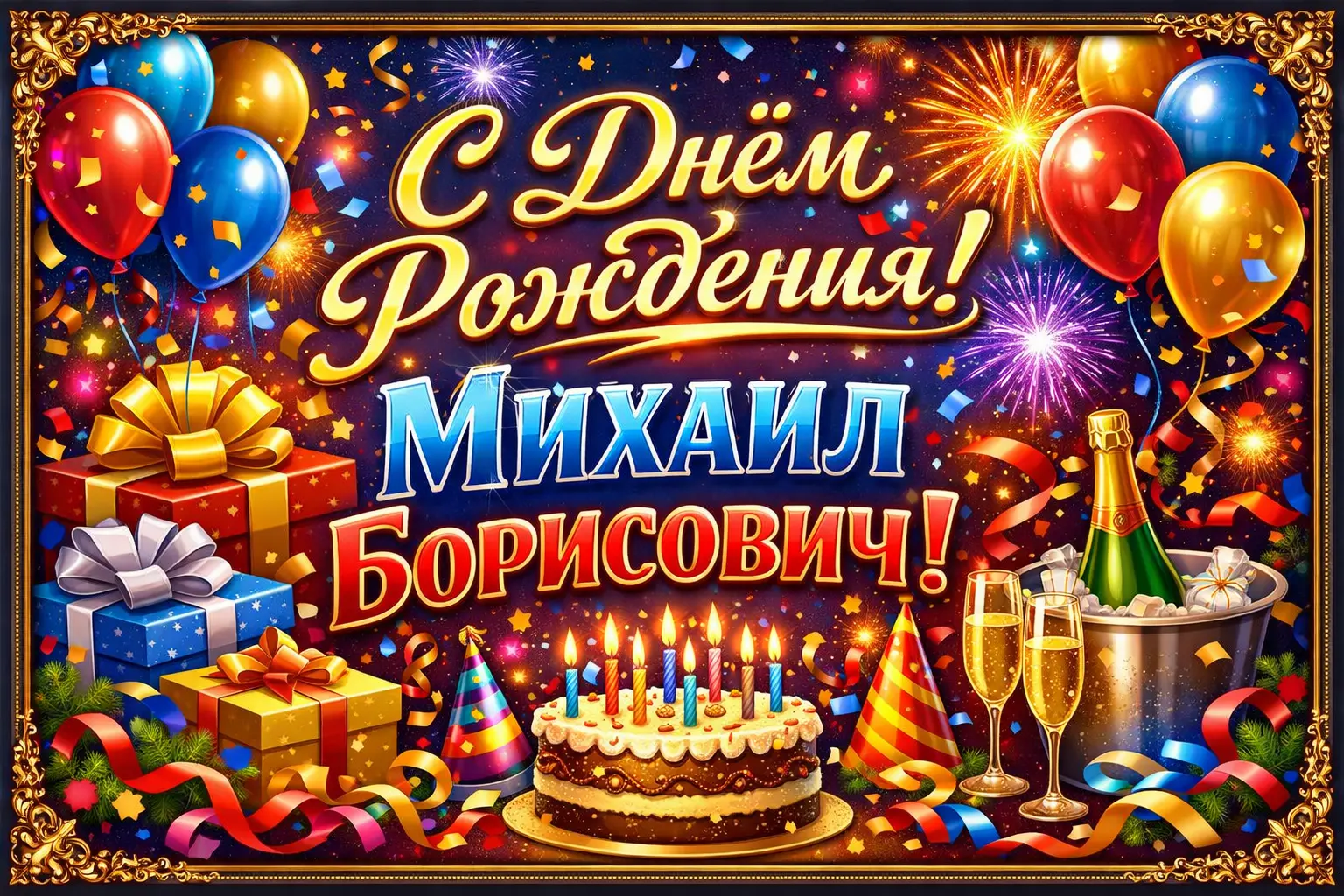 С Днем Рождения Михаил Борисович