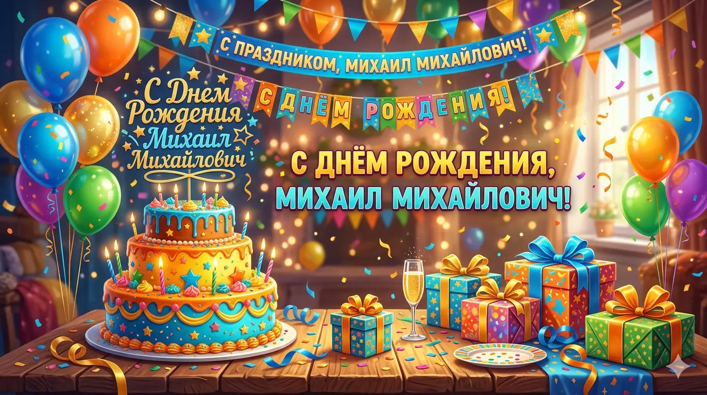 С Днем Рождения Михаил Михайлович