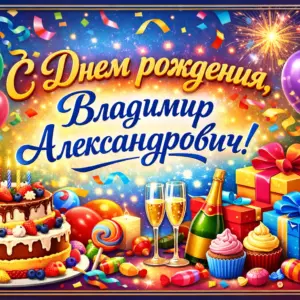 С Днем рождения Владимир Александрович С Днем рождения Владимир Александрович